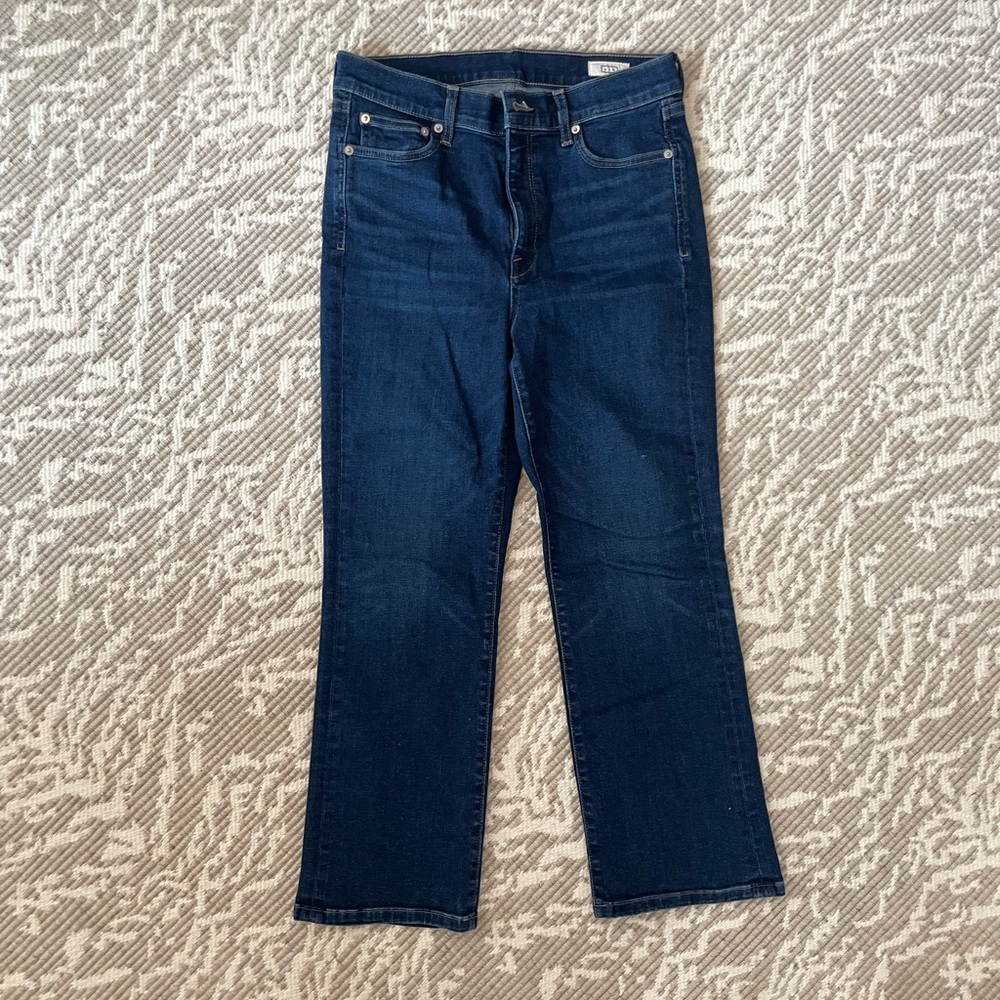 AYR Women’s 28 Straight Leg Dark Blue Bootcut Jeans